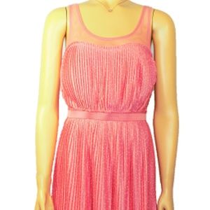 Polka dot Coral Dress